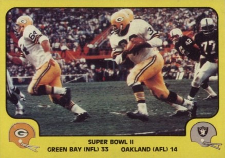 1978 Fleer Team Action Super Bowl II #58 Football Card