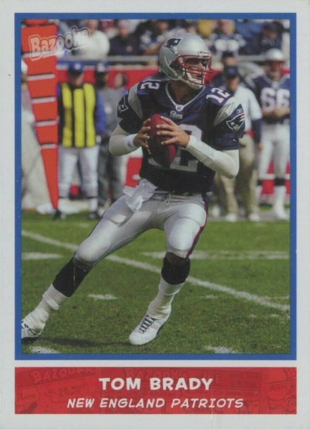 2004 Bazooka Tom Brady #150 Football Card