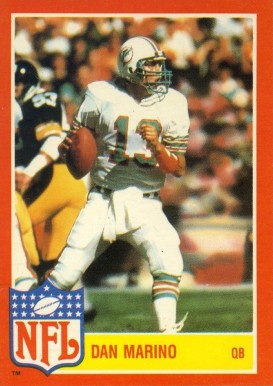1985 Topps NFL Star Set Dan Marino #6 Football Card