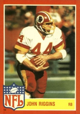 1985 Topps NFL Star Set John Riggins #9 Football Card