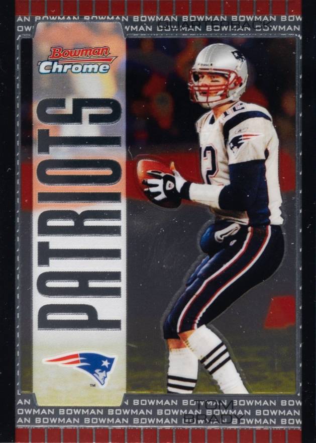 2005 Bowman Chrome Tom Brady #8 Football Card