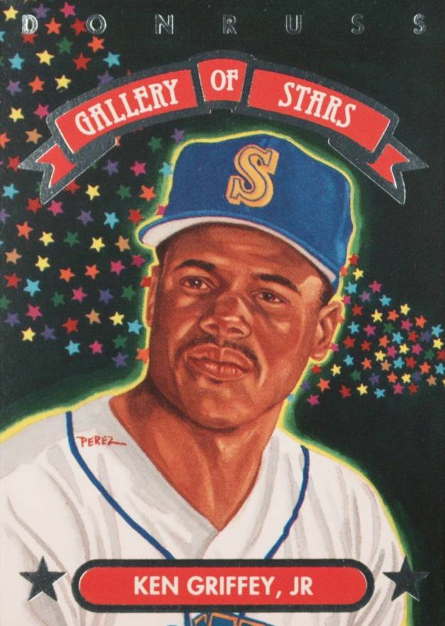 1992 Donruss Triple Play Gallery of Stars Ken Griffey Jr. #GS-8 Baseball Card