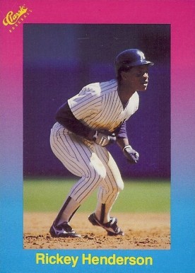 1989 Classic Rickey Henderson #50 Baseball Card