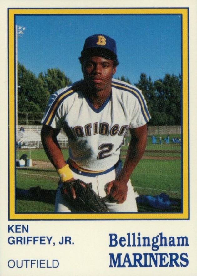 1987 Bellingham Mariners Team Issue Ken Griffey Jr. #15 Baseball Card