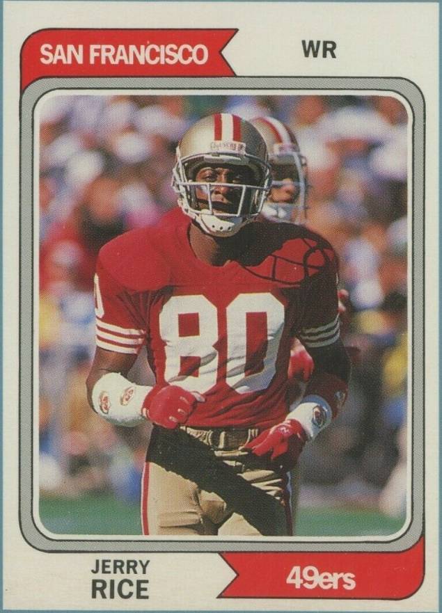 1992 SCD Multi-Sport Pocket Price Guide-Hand Cut Jerry Rice #31 Football Card