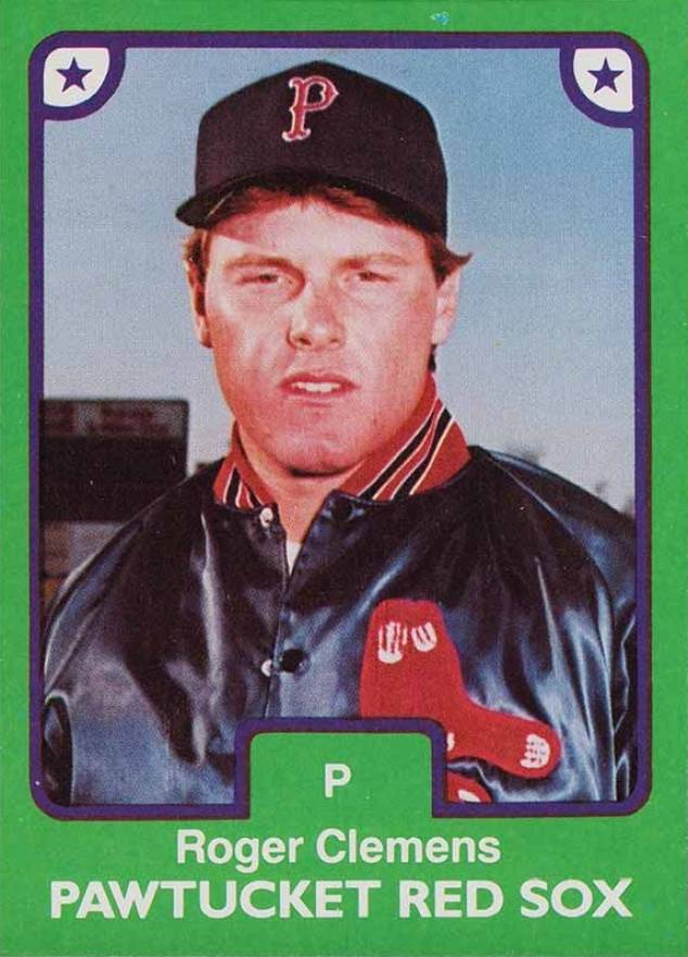 1984 TCMA Pawtucket Red Sox Roger Clemens #22 Baseball Card