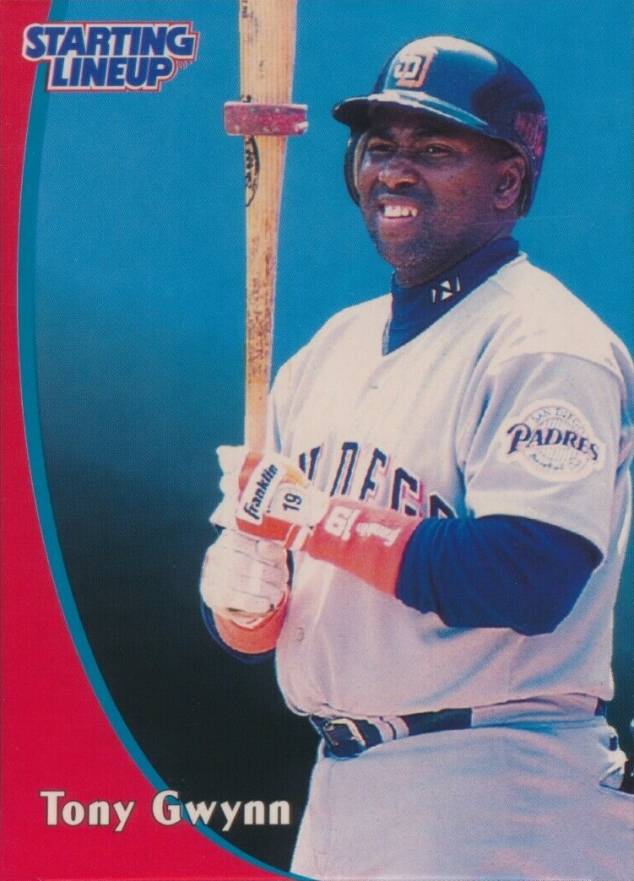 1998 Kenner Starting Lineup Tony Gwynn # Baseball Card
