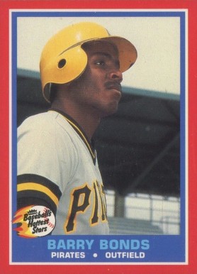 1987 Fleer Hottest Stars Barry Bonds #5 Baseball Card