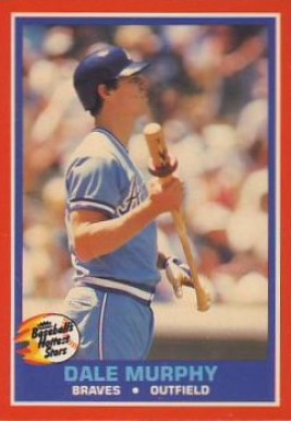 1987 Fleer Hottest Stars Dale Murphy #28 Baseball Card