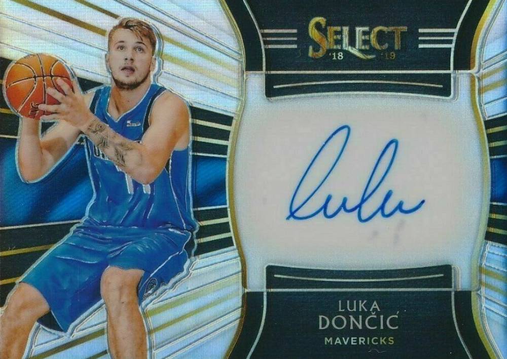 2018 Panini Select Rookie Signatures Luka Doncic #LDC Basketball Card