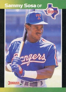 1989 Donruss Baseball's Best Sammy Sosa #324 Baseball Card