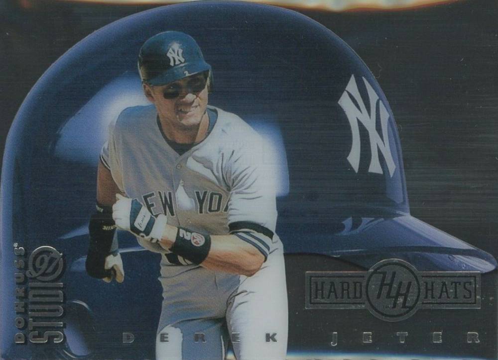 1997 Studio Hard Hats Derek Jeter #13 Baseball Card