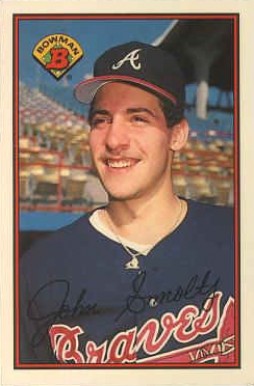 1989 Bowman Tiffany John Smoltz #266 Baseball Card