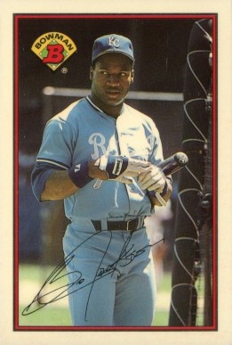 1989 Bowman Tiffany Bo Jackson #126 Baseball Card