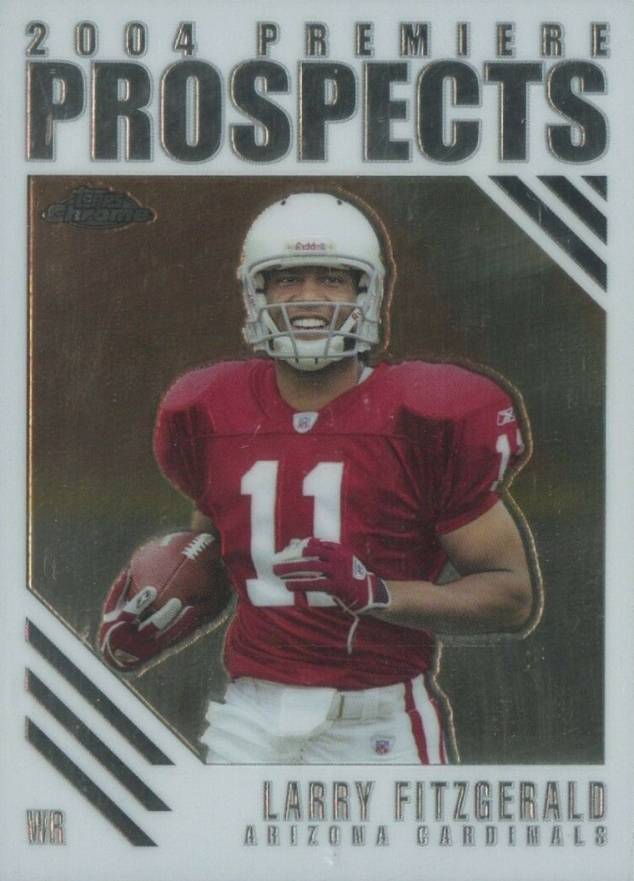 2004 Topps Chrome Premiere Prospects Larry Fitzgerald #PP11 Football Card