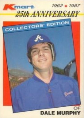 1987 K-Mart Dale Murphy #29 Baseball Card