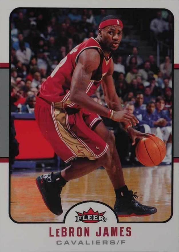 2006 Fleer LeBron James #32 Basketball Card