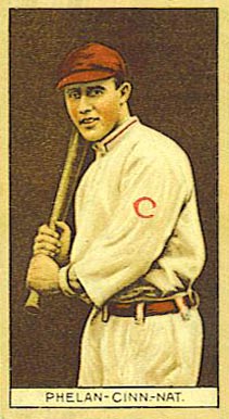 1912 Brown Backgrounds Broadleaf Phelan-Cinn.-Nat. #151 Baseball Card