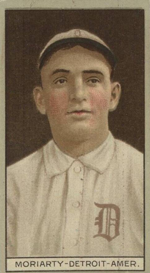 1912 Brown Backgrounds Broadleaf George Moriarty #135 Baseball Card