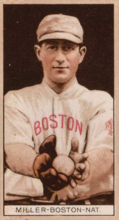 1912 Brown Backgrounds Broadleaf Roy Miller #126 Baseball Card