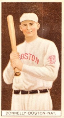 1912 Brown Backgrounds Broadleaf Edward Donnelly #47 Baseball Card