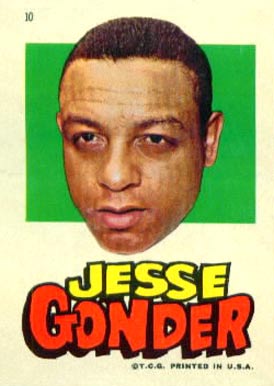 1967 Topps Pirates Stickers Jesse Gonder #10 Baseball Card