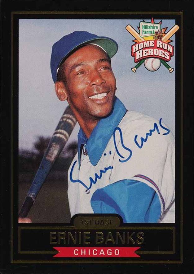 1999 Hillshire Farms Home Run Heroes Ernie Banks # Baseball Card