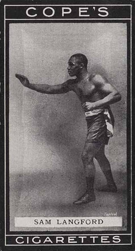 1915 Cope Brothers & Co. Boxers Sam Langford #24 Other Sports Card