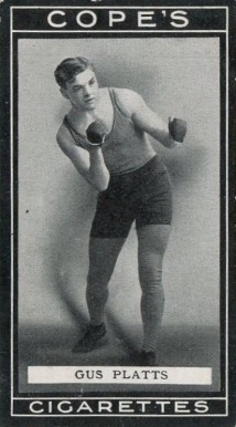 1915 Cope Brothers & Co. Boxers Gus Platts #57 Other Sports Card