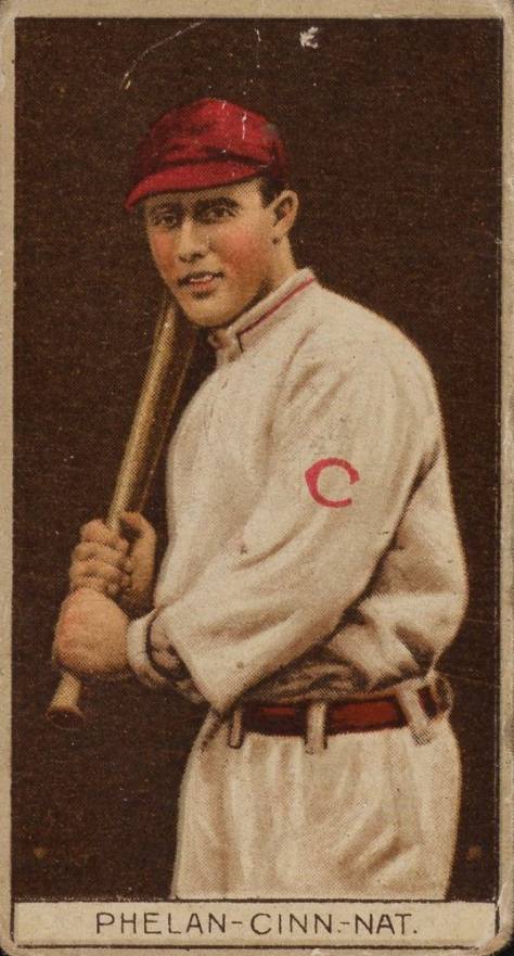 1912 Brown Backgrounds Common back Phelan-Cinn.-Nat. # Baseball Card