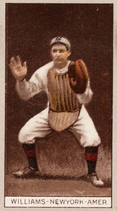 1912 Brown Backgrounds Common back Bob Williams # Baseball Card