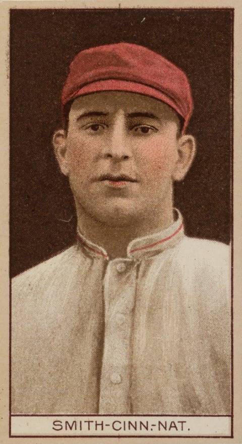 1912 Brown Backgrounds Common back Frank E. Smith # Baseball Card