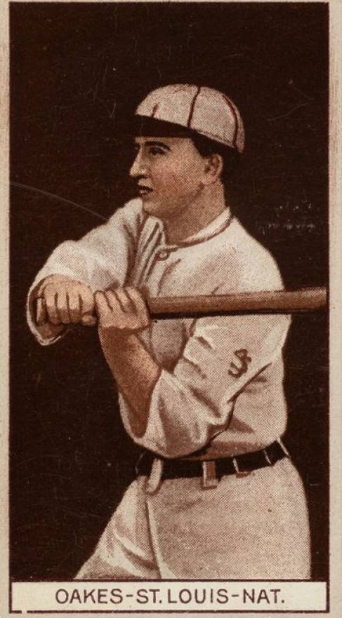1912 Brown Backgrounds Common back Rebel Oakes # Baseball Card