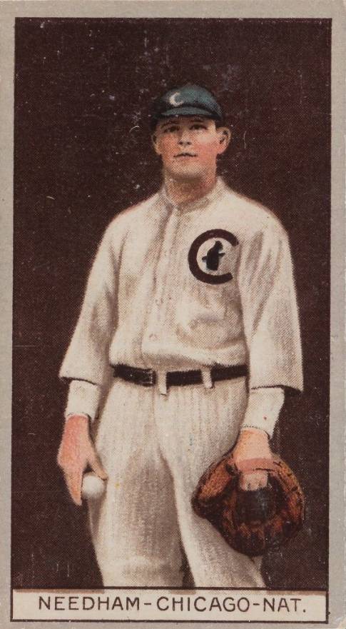 1912 Brown Backgrounds Common back Thomas Needham # Baseball Card