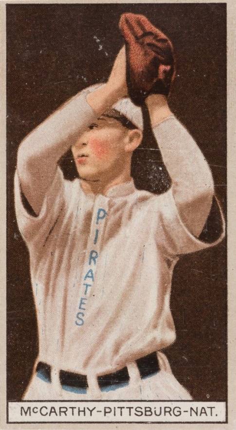1912 Brown Backgrounds Common back Alexander McCarthy # Baseball Card