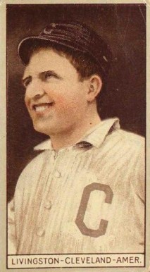 1912 Brown Backgrounds Common back Paddy Livingston # Baseball Card