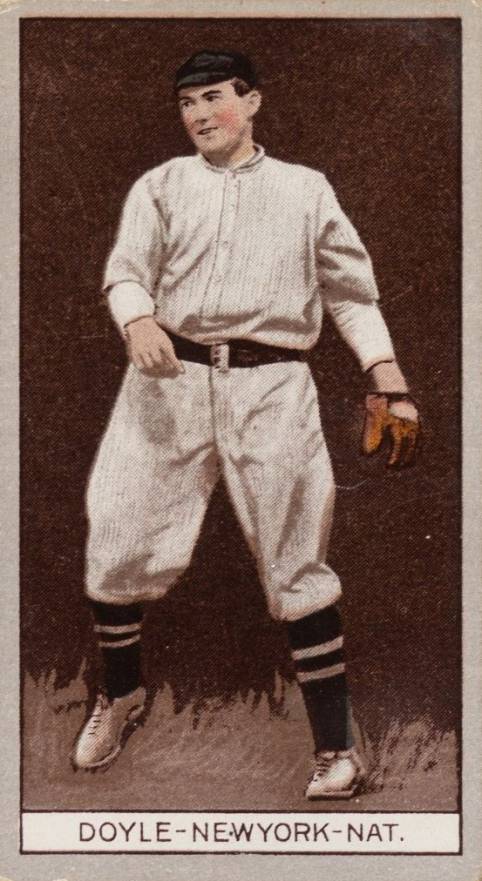1912 Brown Backgrounds Common back DOYLE-NEWYORK-NAT. # Baseball Card