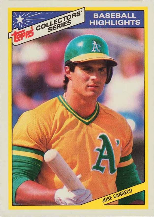 1987 Woolworth Jose Canseco #12 Baseball Card
