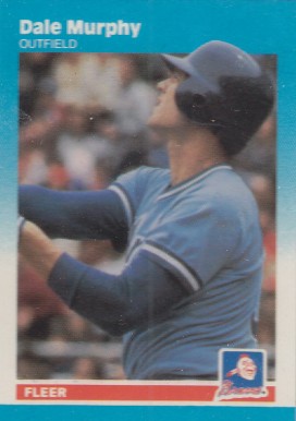 1987 Fleer Mini Dale Murphy #74 Baseball Card