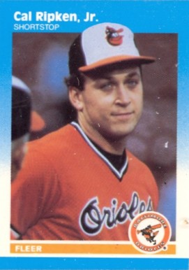 1987 Fleer Mini Cal Ripken Jr. #92 Baseball Card