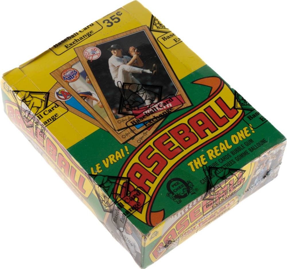 1987 O-Pee-Chee Wax Pack Box #WPB Baseball Card
