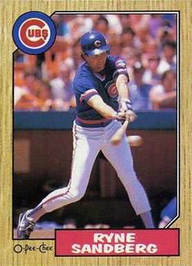 1987 O-Pee-Chee Ryne Sandberg #143 Baseball Card