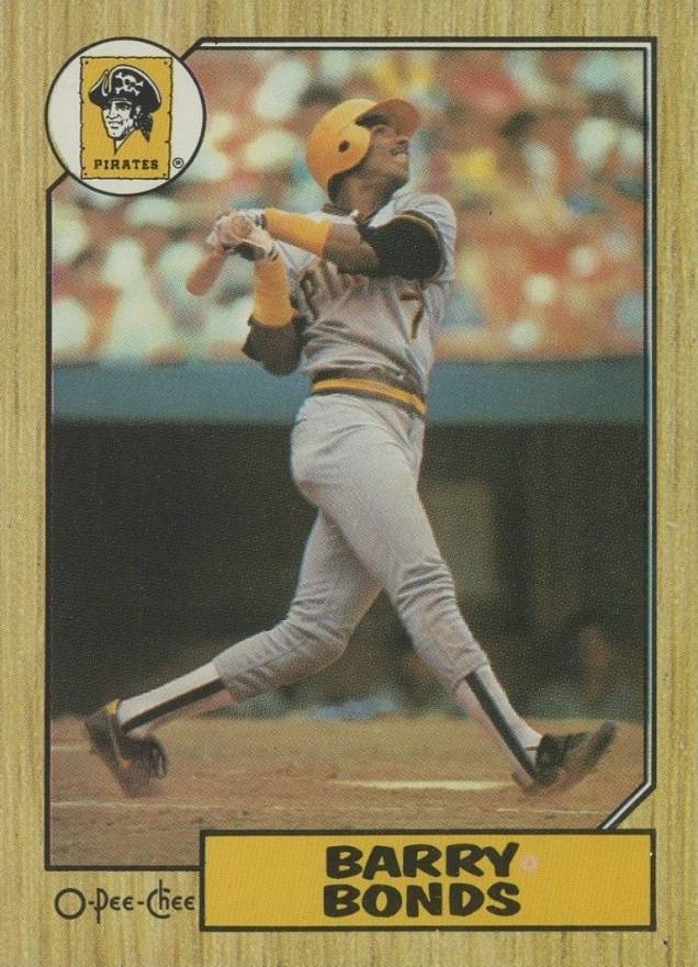 1987 O-Pee-Chee Barry Bonds #320 Baseball Card