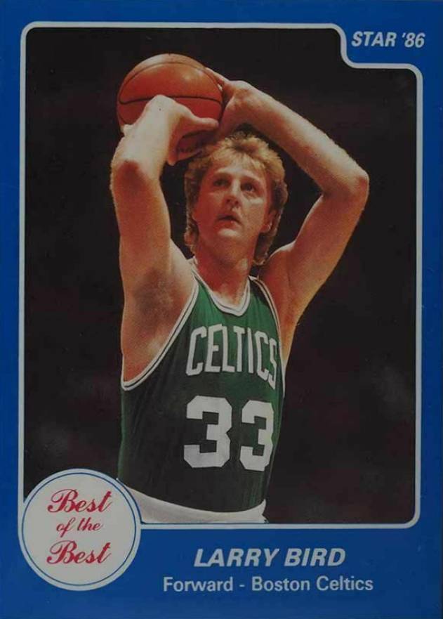 1986 Star Best Of The Best Larry Bird #3 Basketball Card