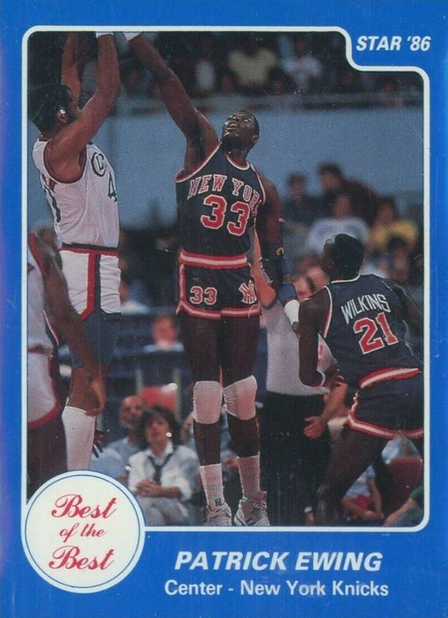 1986 Star Best Of The Best Patrick Ewing #7 Basketball Card