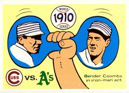 1970 Fleer World Series 1910 Cubs vs As #7 Baseball Card