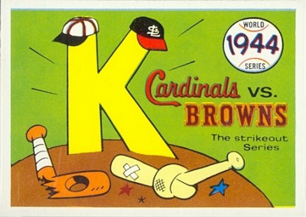 1970 Fleer World Series 1944 Cards vs Browns #41 Baseball Card