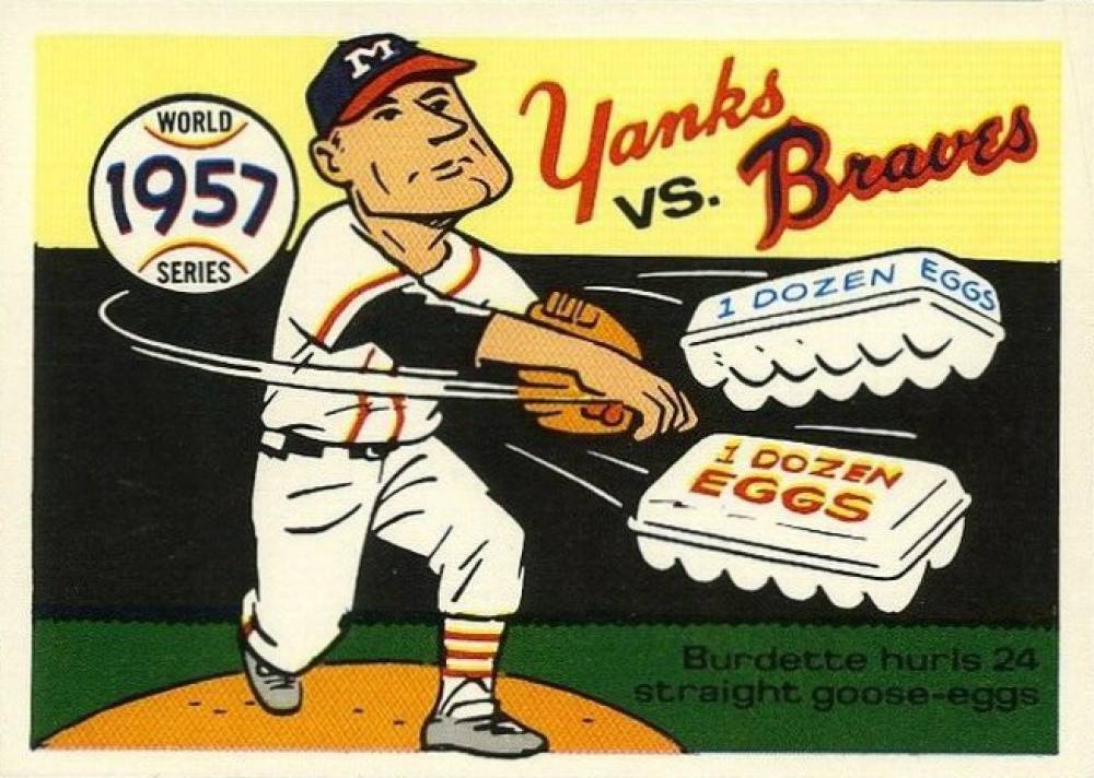 1970 Fleer World Series Yankees vs Braves #54 Baseball Card