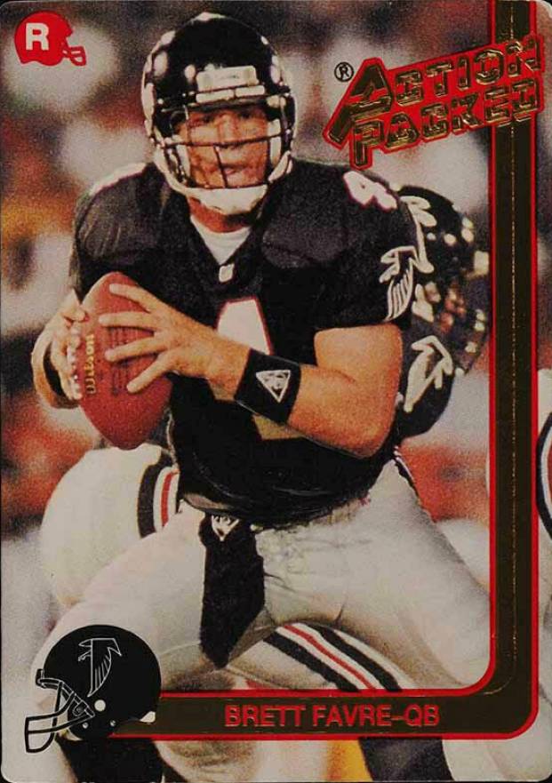 1991 Action Packed Rookie Update Brett Favre #21 Football Card