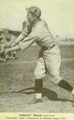 1919 Cincinnati Reds Postcards Greasy Neale # Baseball Card